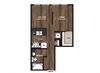 Main Street Flats Apartments Phase II Studio G Floor Plan Main Street Flats Apartments Phase II Studio G Floor Plan